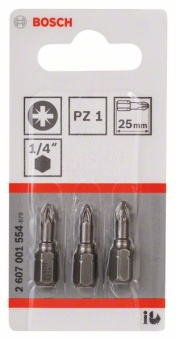 Насадка-бита Extra Hart PZ 1, 25 mm 2607001554
